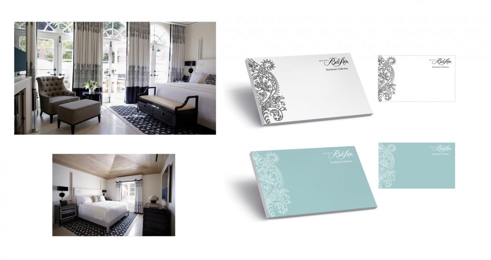 Architectural details stationery - Hotel Bel Air