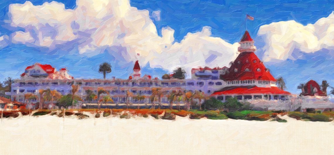 Hotel del Coronado panoramic photage