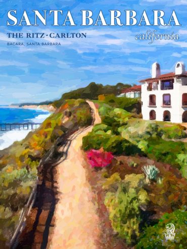 Poster Art Ritz-Carlton Bacara, Santa Barbara