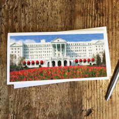 The Greenbrier Hotel Panoramic Notecard